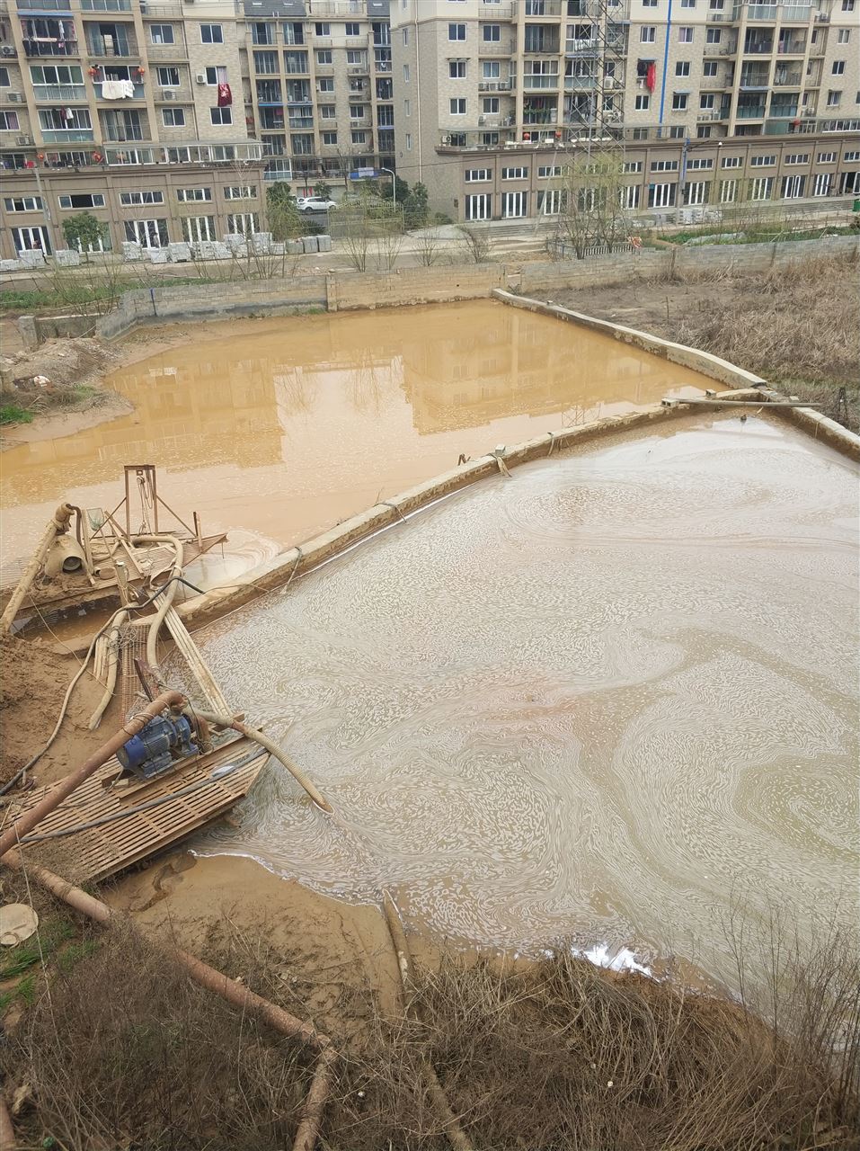 米东沉淀池淤泥清理-厂区废水池淤泥清淤
